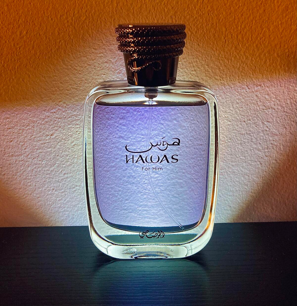 Rasasi Hawas Perfume for Men 100 Ml Long Lasting Fresh Fragrance Alcohol-Free Aromatic Eau De Parfum